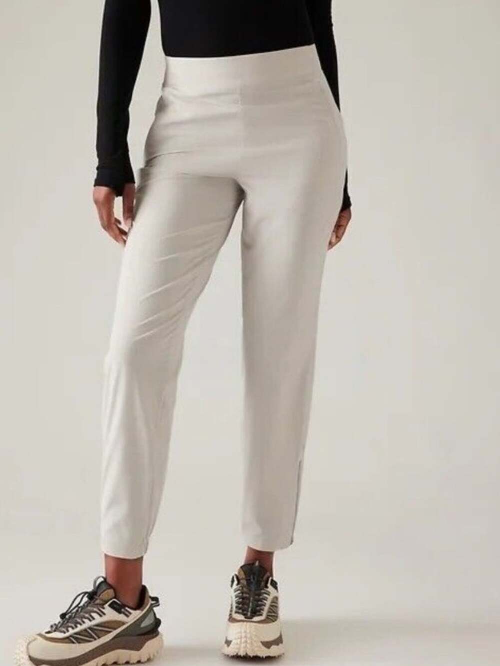 Athleta Brooklyn Heights High Rise Jogger Wrinkle Resistant Stretch Tailored Fit
